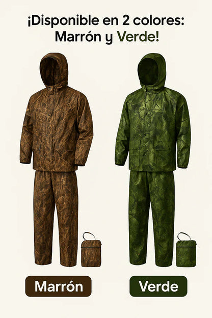 Kit Táctico HÉROE: Chaqueta + Pantalón + Bolso – 100% Impermeable