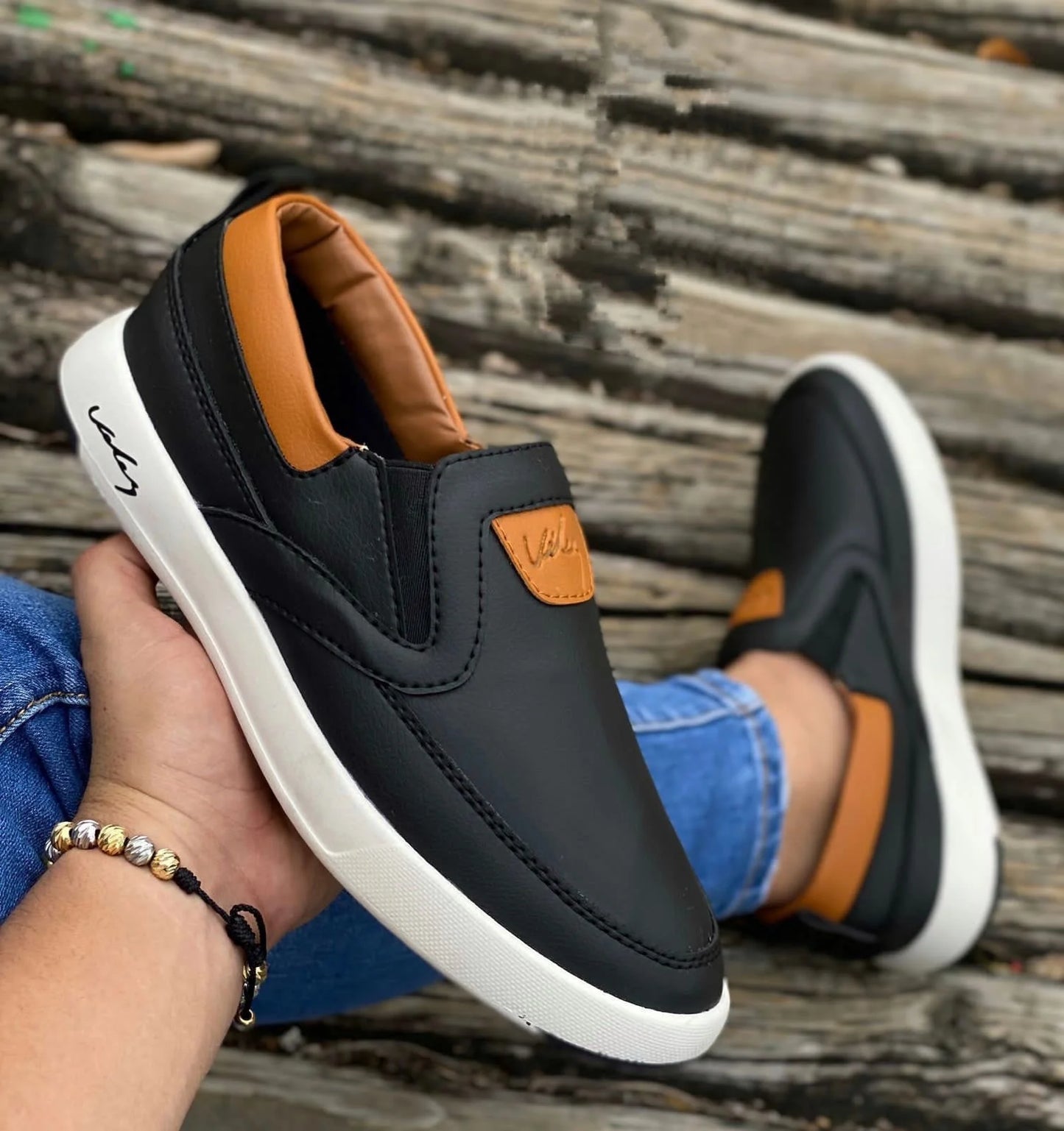 Mocasín Ortopedico VLZ - Cuero Legítimo para Hombre